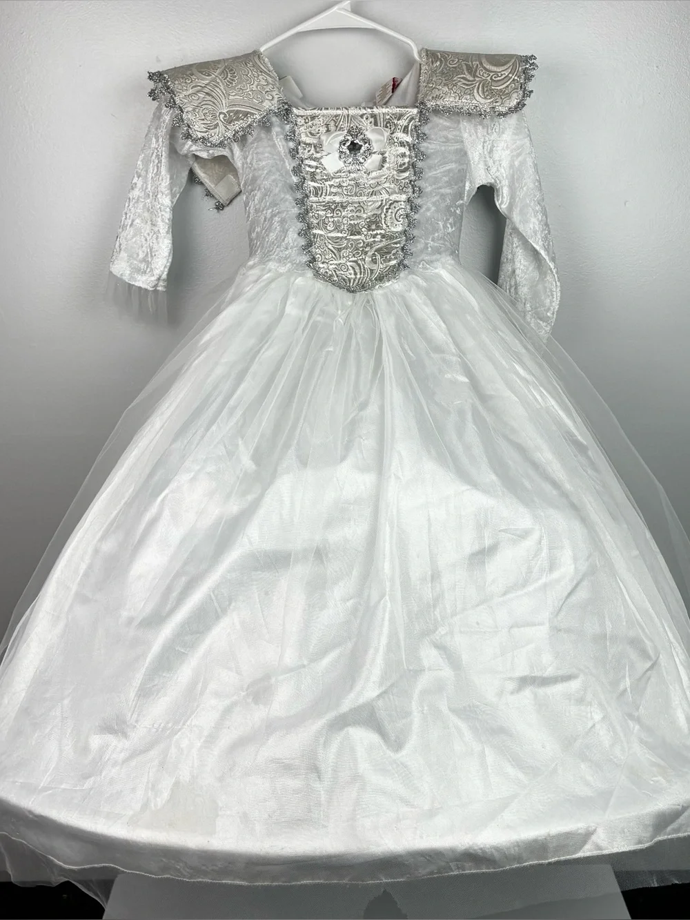 Fairy Dust White Hoop Skirt Princess Dress